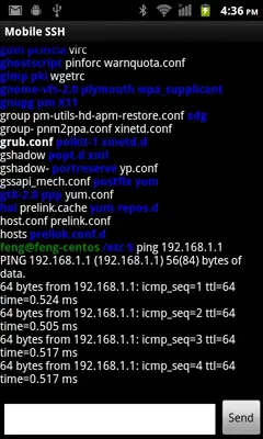 Mobile SSH android App screenshot 3