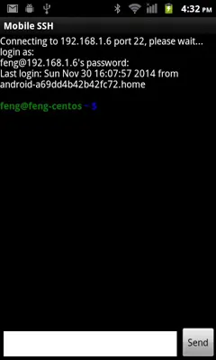 Mobile SSH android App screenshot 5